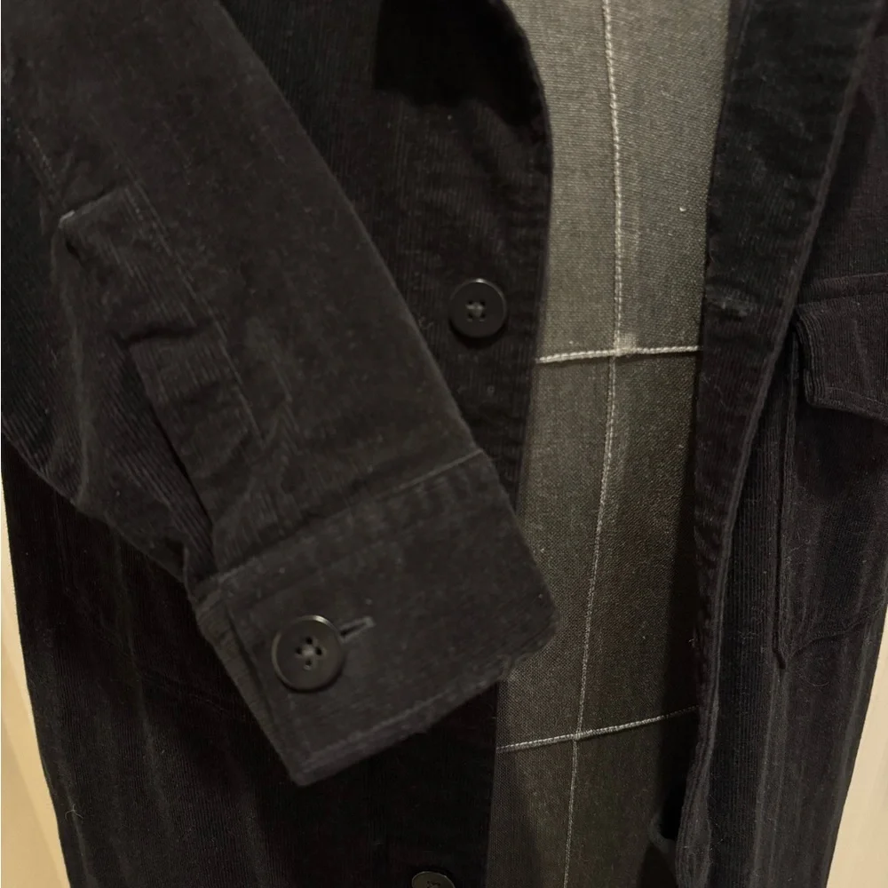 NN07 Black Corduroy Shirt Jacket - Picture 4 of 4